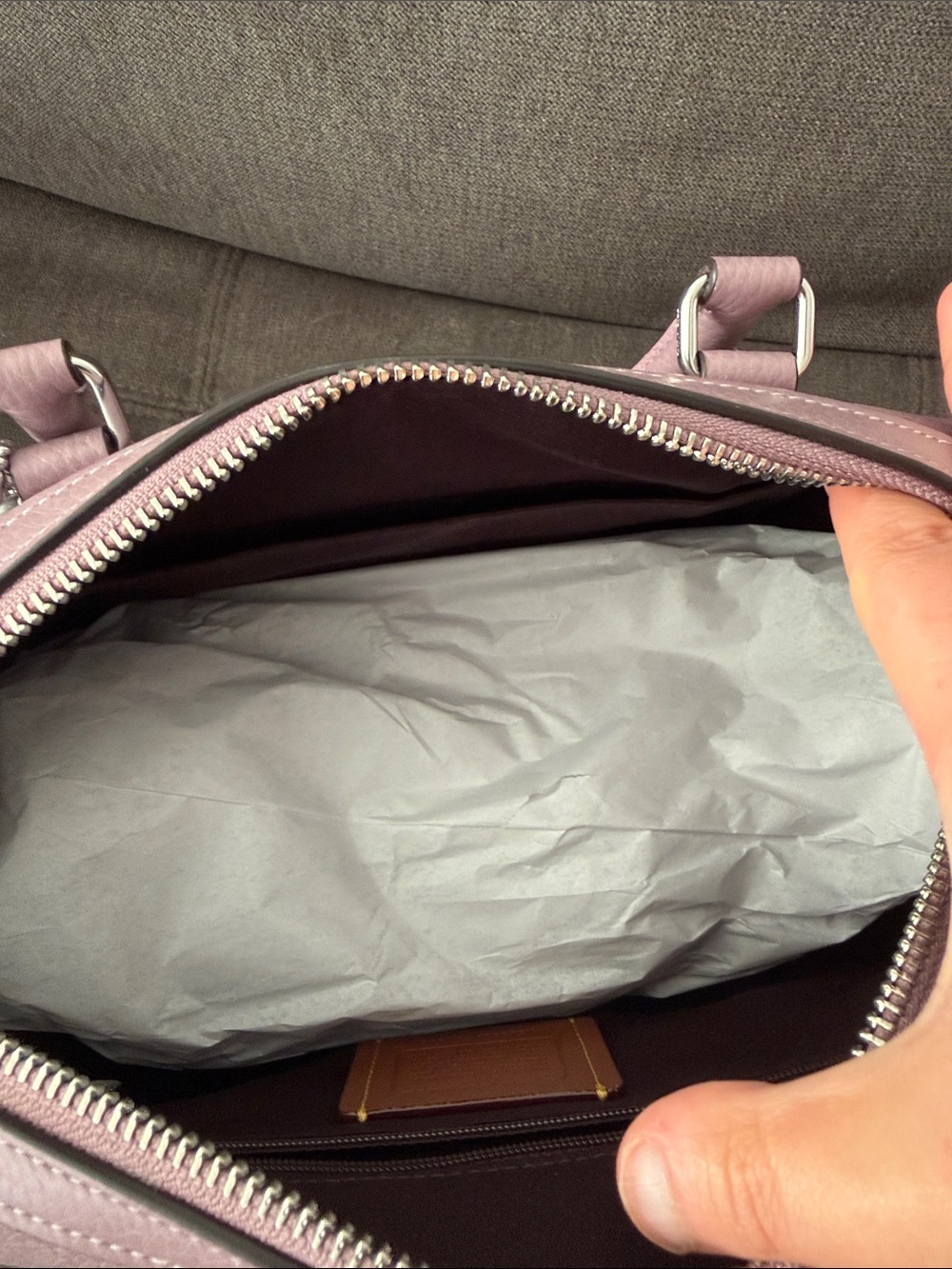 Coach Rowan Satchel Bag in Jasmine - Picture 8 of 12